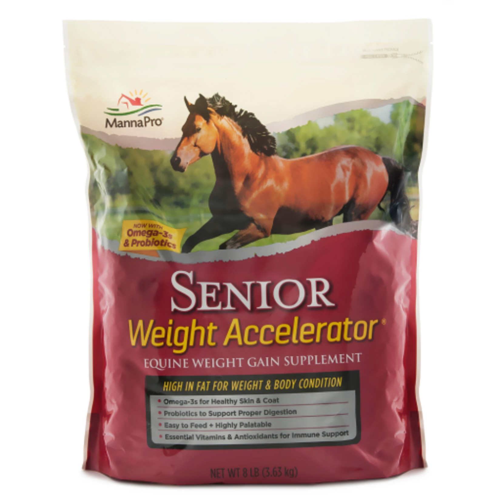 Manna Pro Manna Pro Weight Accelerator for Senior Horses w/Omega 3 Fatty Acids - 8 lb