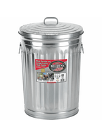Behrens Behrens Galvanized Steel Utility Garbage Can With Lid 20 Gallon