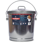 Behrens Behrens Galvanized Steel Utility Garbage Can with Locking Lid 10 Gallon