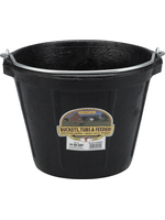 Miller Little Giant Rubber All Purpose Pail Black 10 Quart - DF10