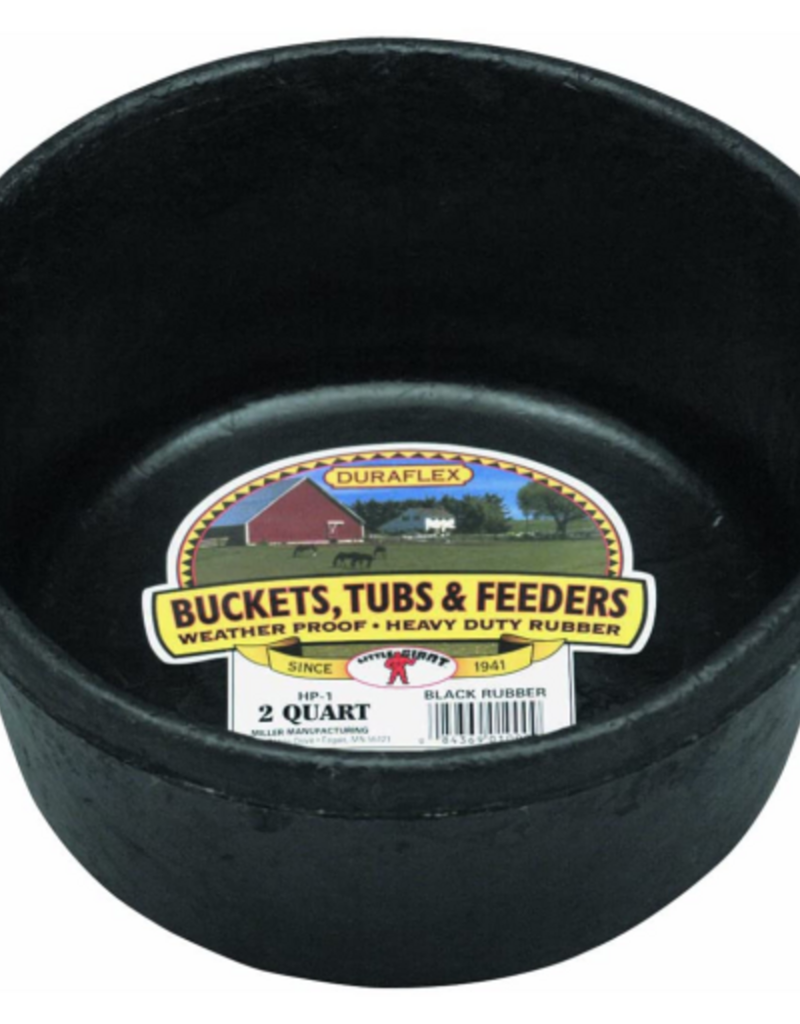 Miller Little Giant DuraFlex 2 qt Feeder Pan For Livestock