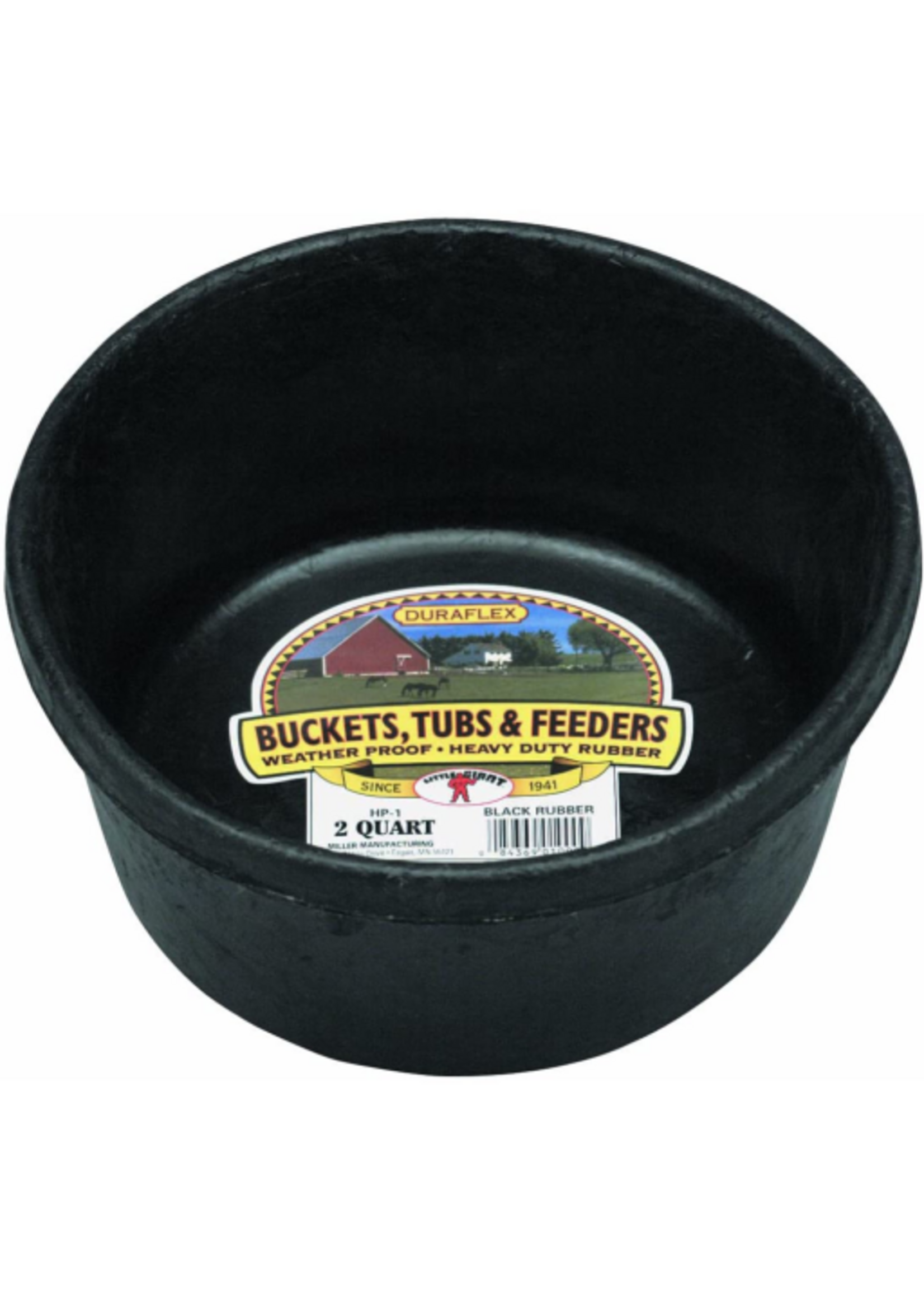 Miller Little Giant DuraFlex 2 qt Feeder Pan For Livestock