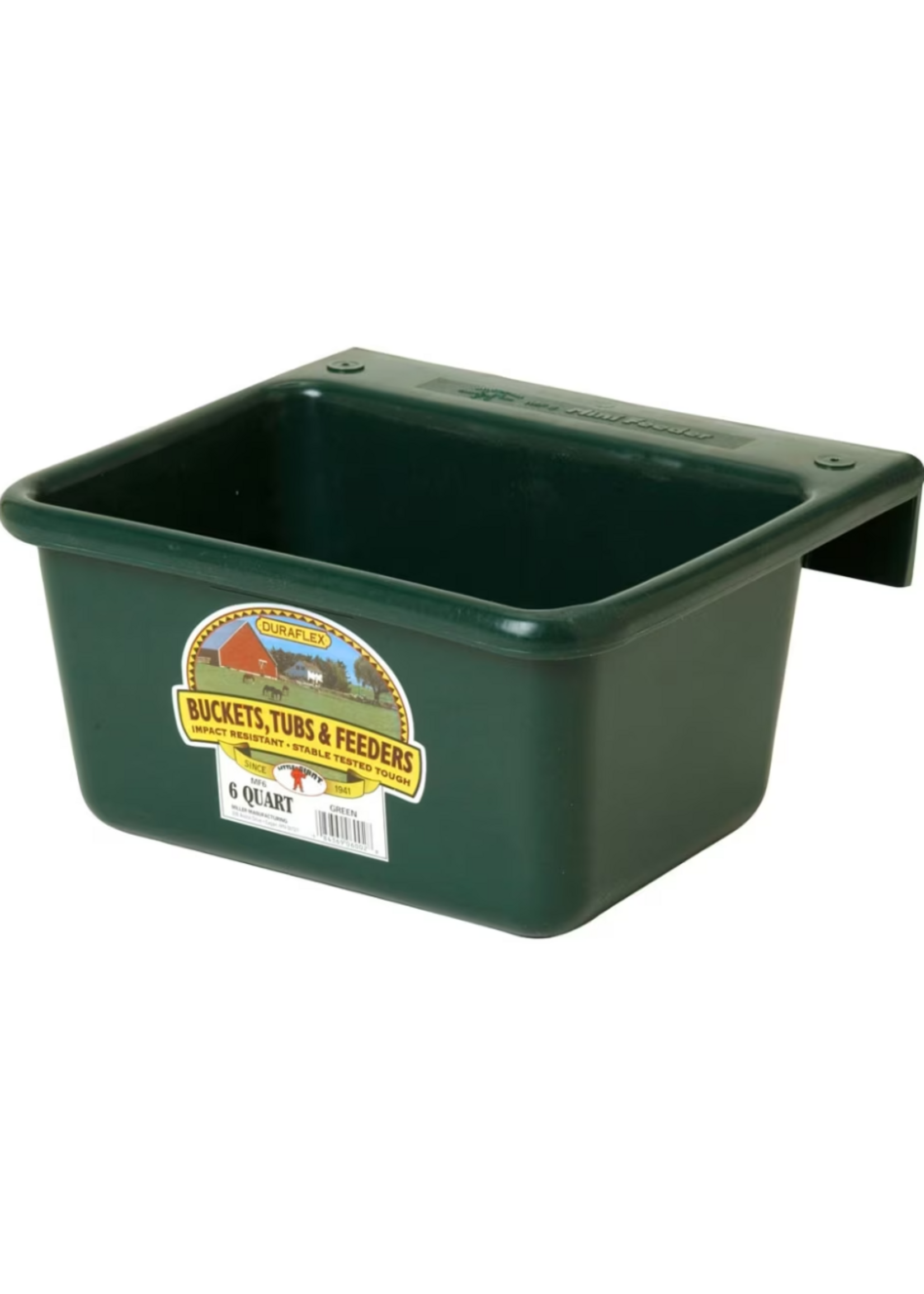 Miller Little Giant Mini Feeder Tough Duraflex Plastic - 6 Quart