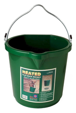 Farm Innovators Farm Innovators Heated Flat Back Bucket Green - 5 Gallon - FB-120