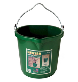 Farm Innovators Farm Innovators Heated Flat Back Bucket Green - 5 Gallon - FB-120