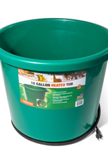 Farm Innovators Farm Innovators Plastic Heated Animal Water Bucket Green - 16 Gallon - HT-200