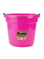 Miller Little Giant Plastic Flat Back Bucket - 20 Quart