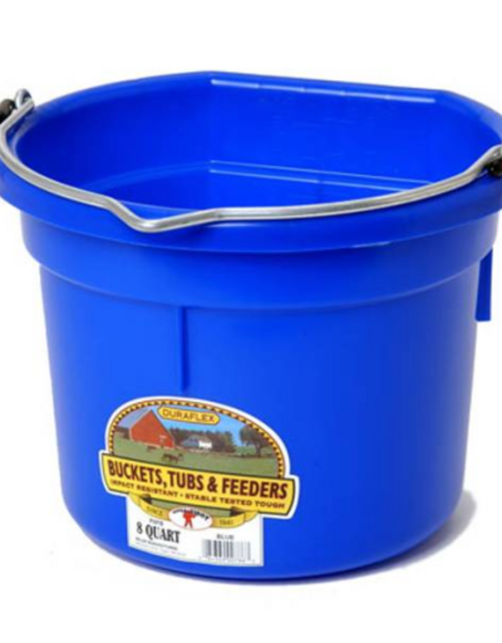Miller Little Giant 8 Quart DuraFlex Flat Back Plastic Bucket