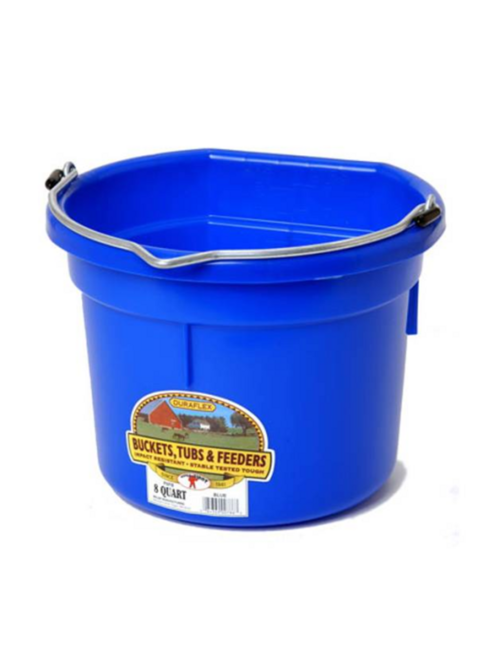 Miller Little Giant 8 Quart DuraFlex Flat Back Plastic Bucket