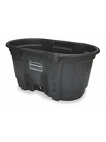 Rubbermaid Rubbermaid Commercial Stock Tank 100 Gallons, 41 1/2 in, 16 3/8 in, 1 1/2 in