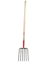 Razor-Back 10 in. Forged Steel Manure Fork - 54 in. Handle - 6 Tines