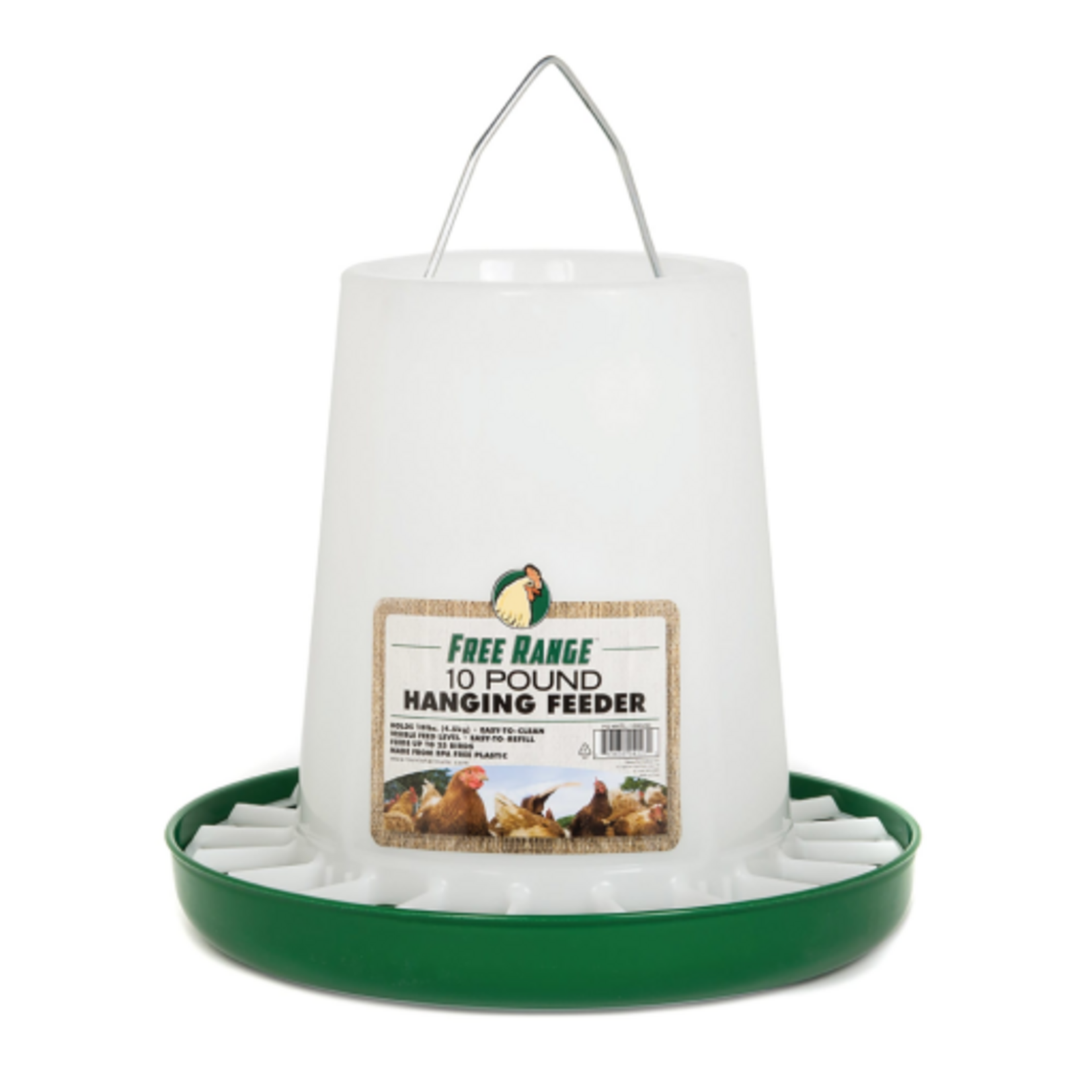 Harris Harris Free Range Hanging Poultry Feeder Twist Lock Base - 10 lbs