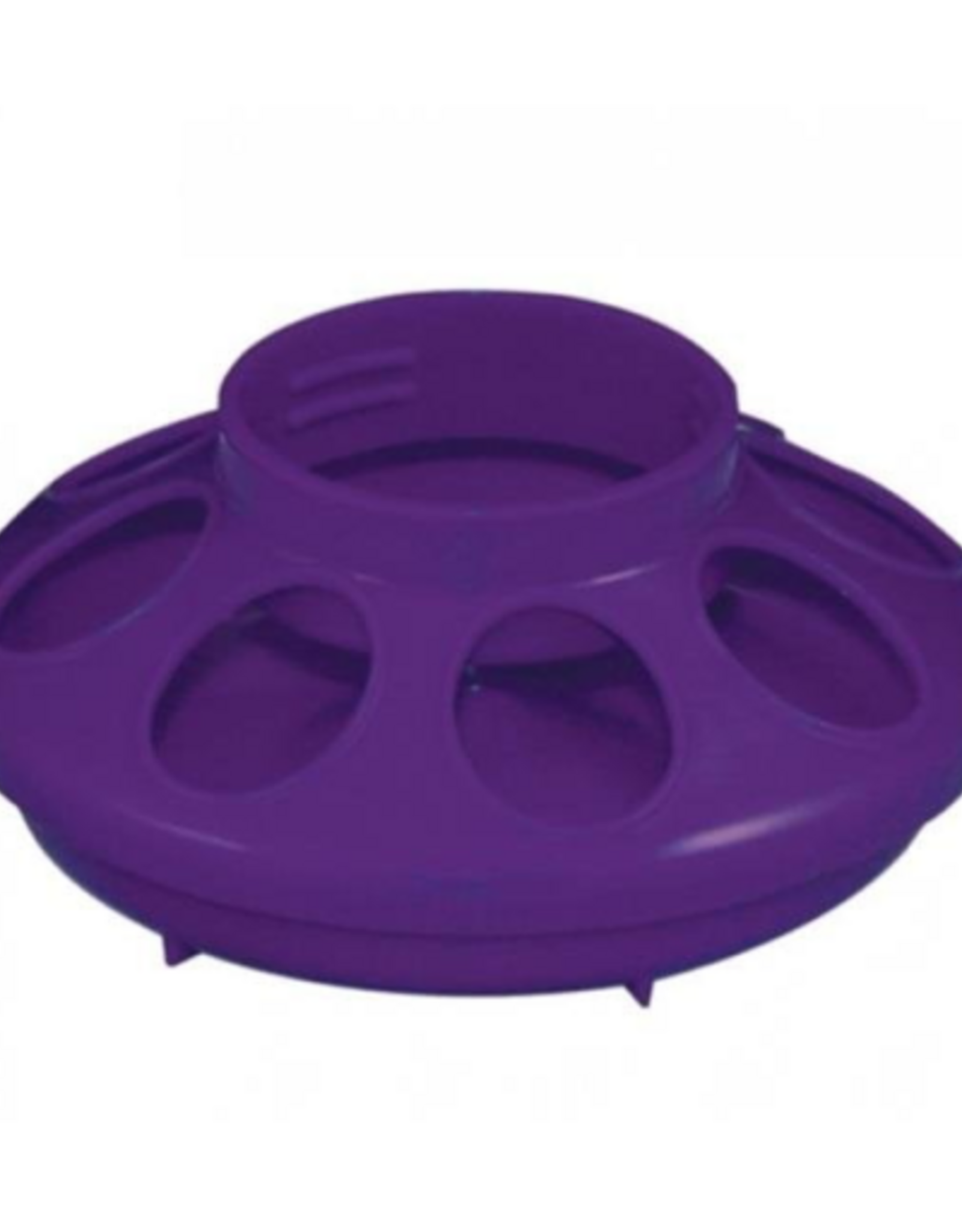 Harris Farms Harris Farms Screw-On Poultry Feeder for Quart Jar - Purple