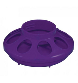 Harris Farms Harris Farms Screw-On Poultry Feeder for Quart Jar - Purple