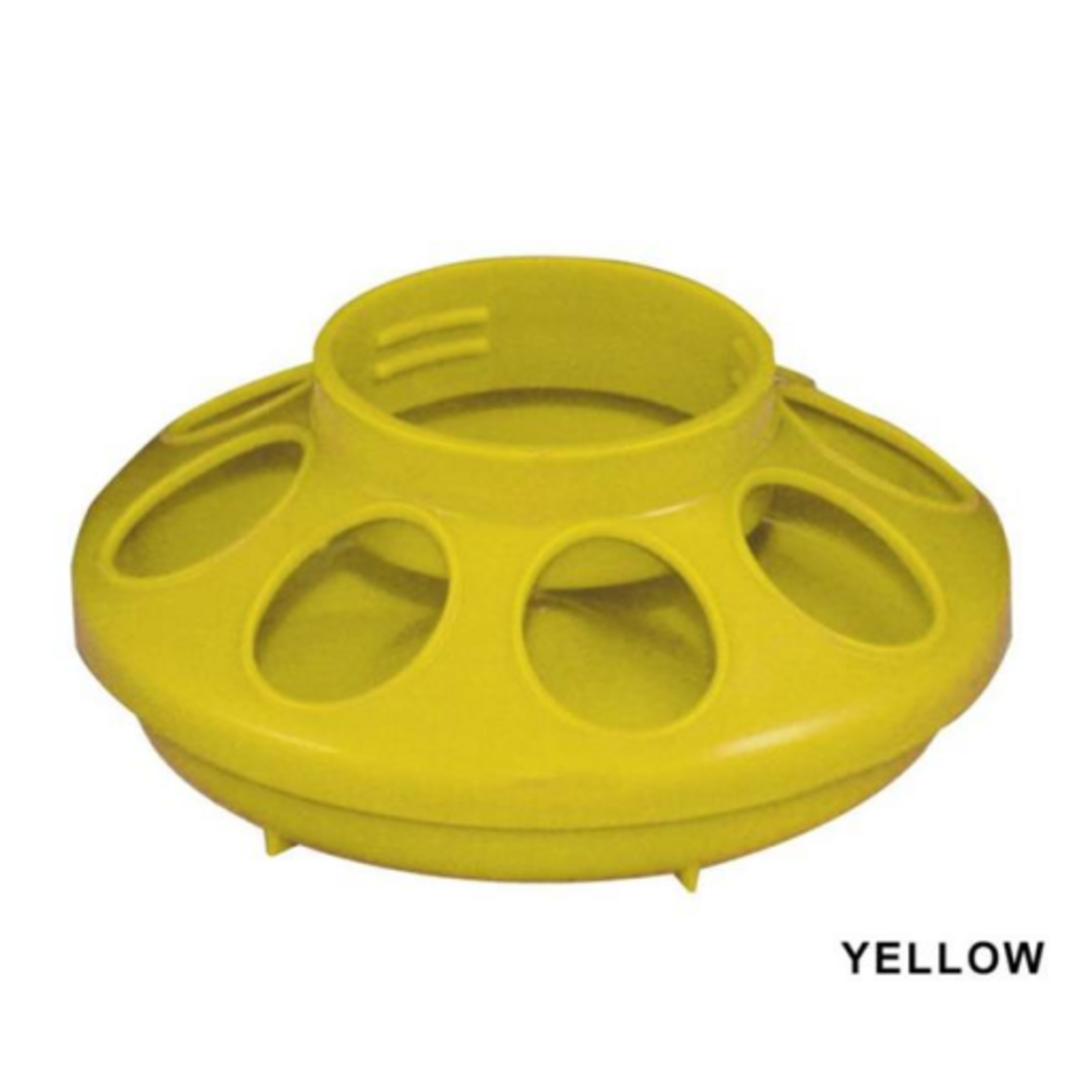 Manna Pro Harris Screw-On Poultry Feeder for Quart Jar - Yellow