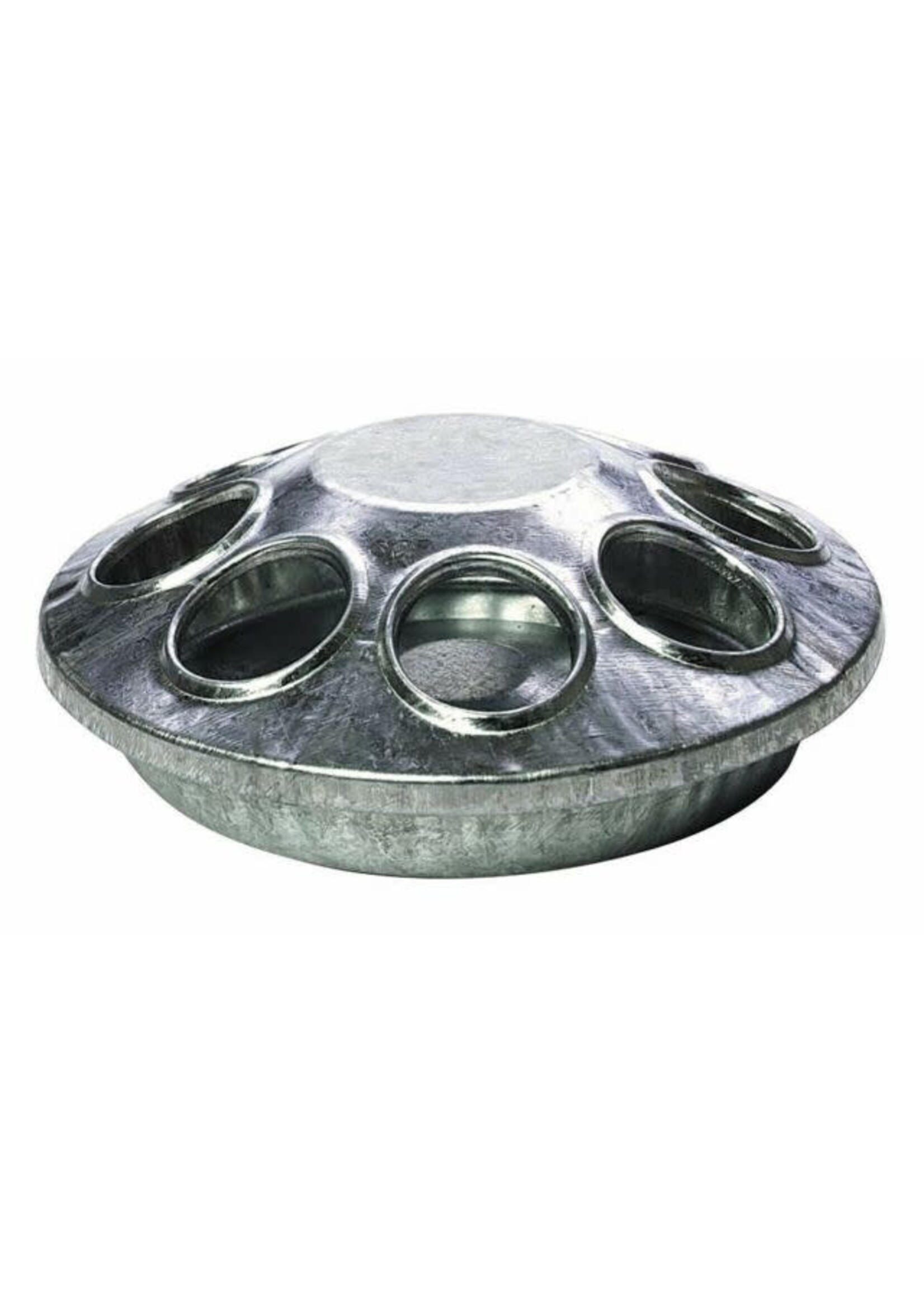 Miller Little Giant Small Round Poultry Feeder Metal Galvanized
