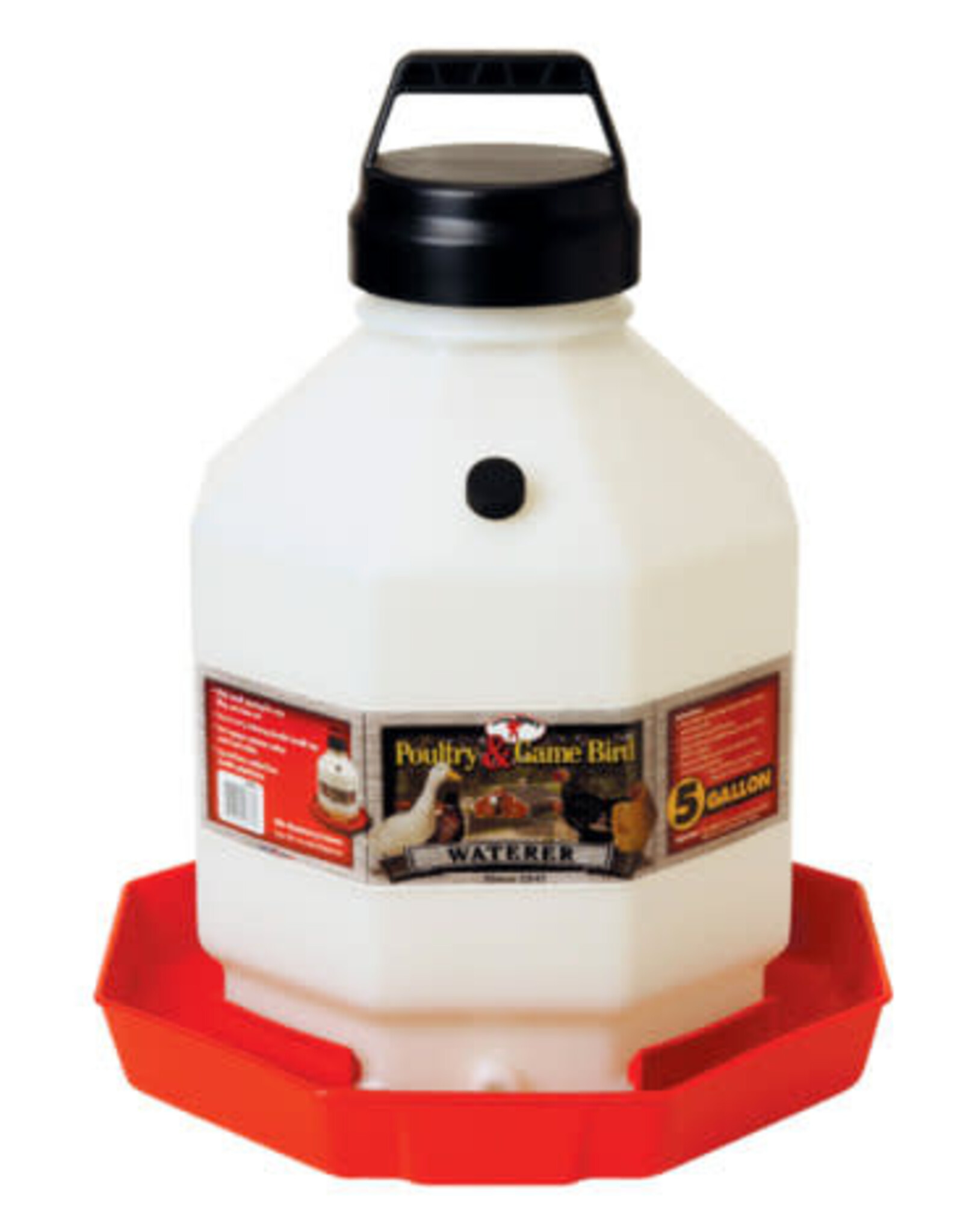 Miller Little Giant Plastic Poultry Waterer - 5 Gallons