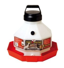 Miller Little Giant Plastic Poultry Waterer - 3 Gallons