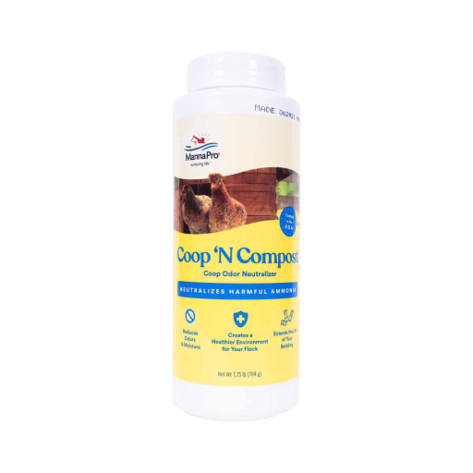 Manna Pro Manna Pro Coop N Compost Chicken Coop - 28 Oz.