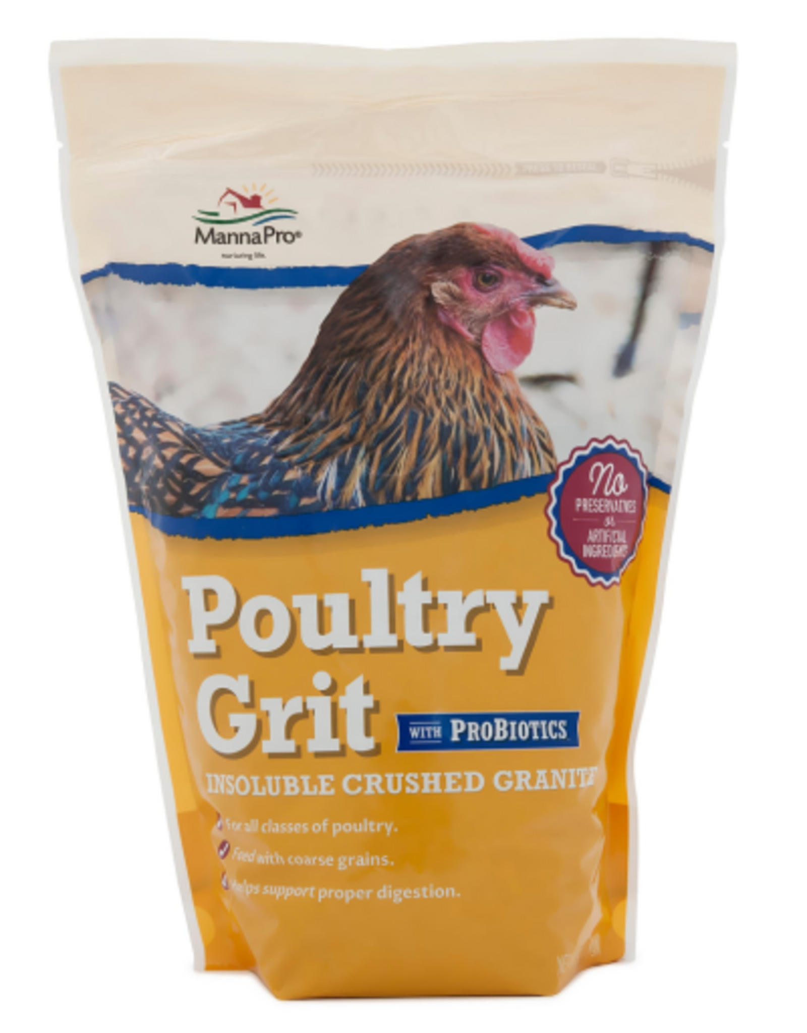 Manna Pro Manna Pro Poultry Grit with Probiotics | Insoluble Crushed Granite | 5 LB