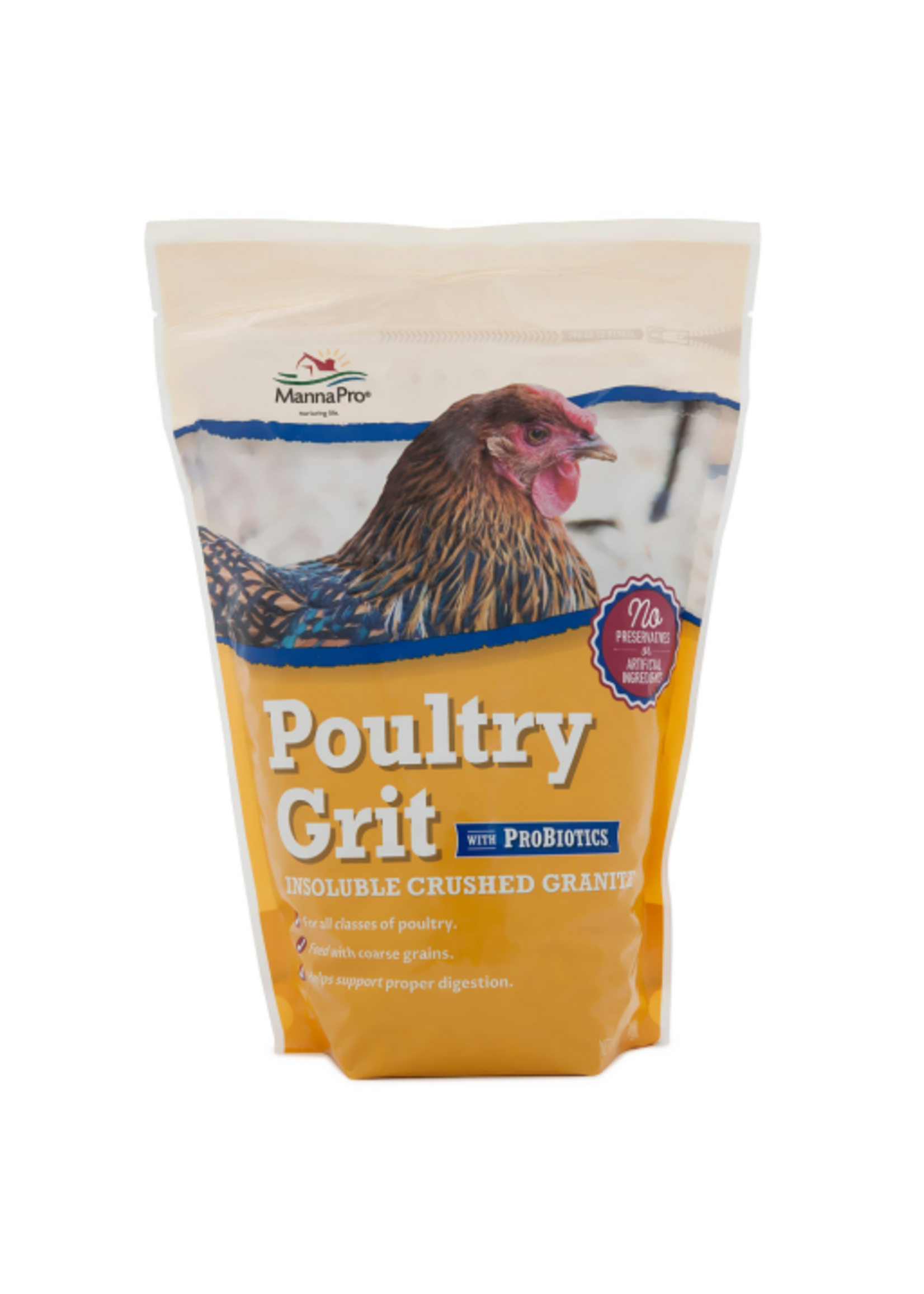 Manna Pro Manna Pro Poultry Grit with Probiotics | Insoluble Crushed Granite | 5 LB
