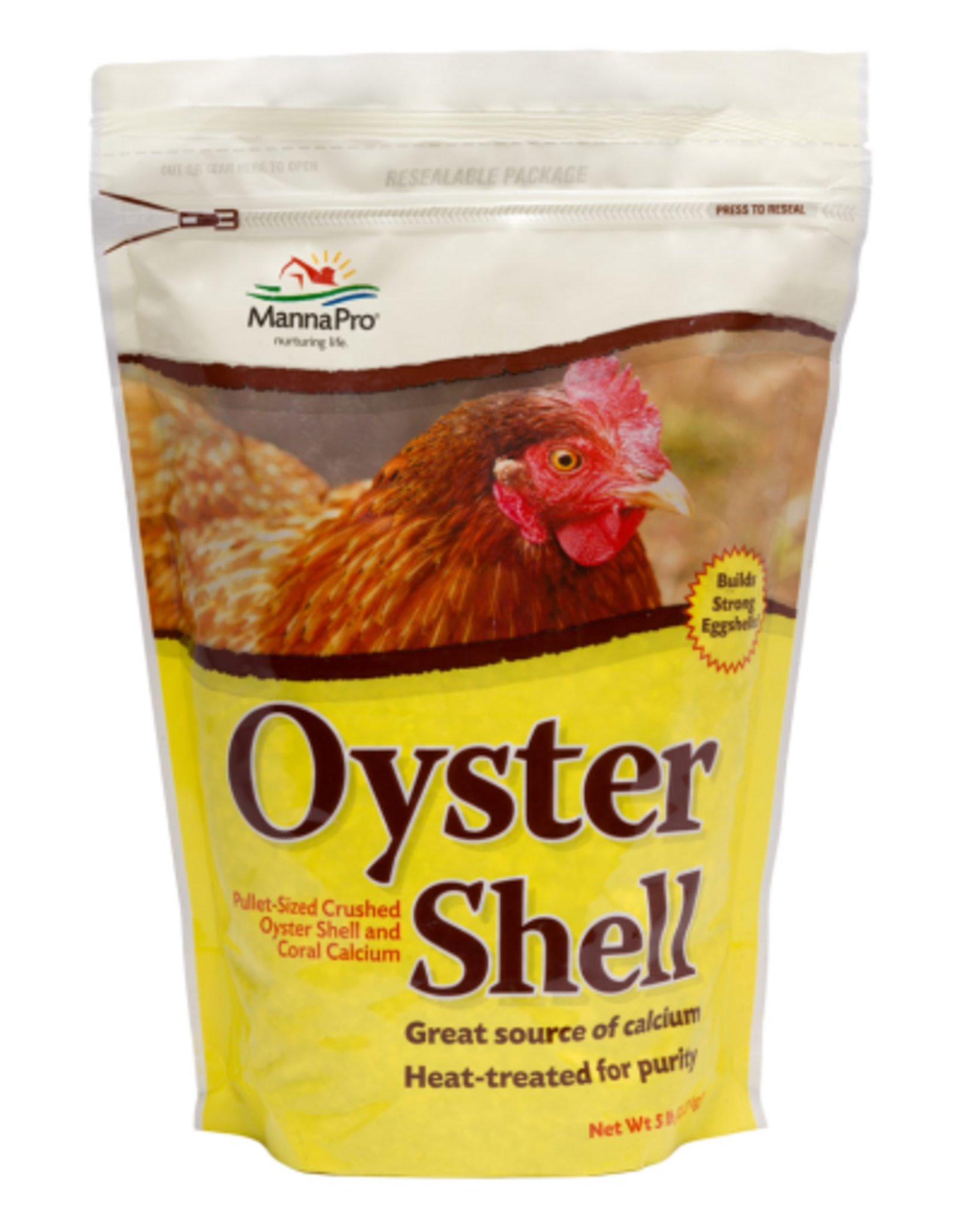Manna Pro Manna Pro Crushed Oyster Shell | Egg Laying Chickens | 5 lb
