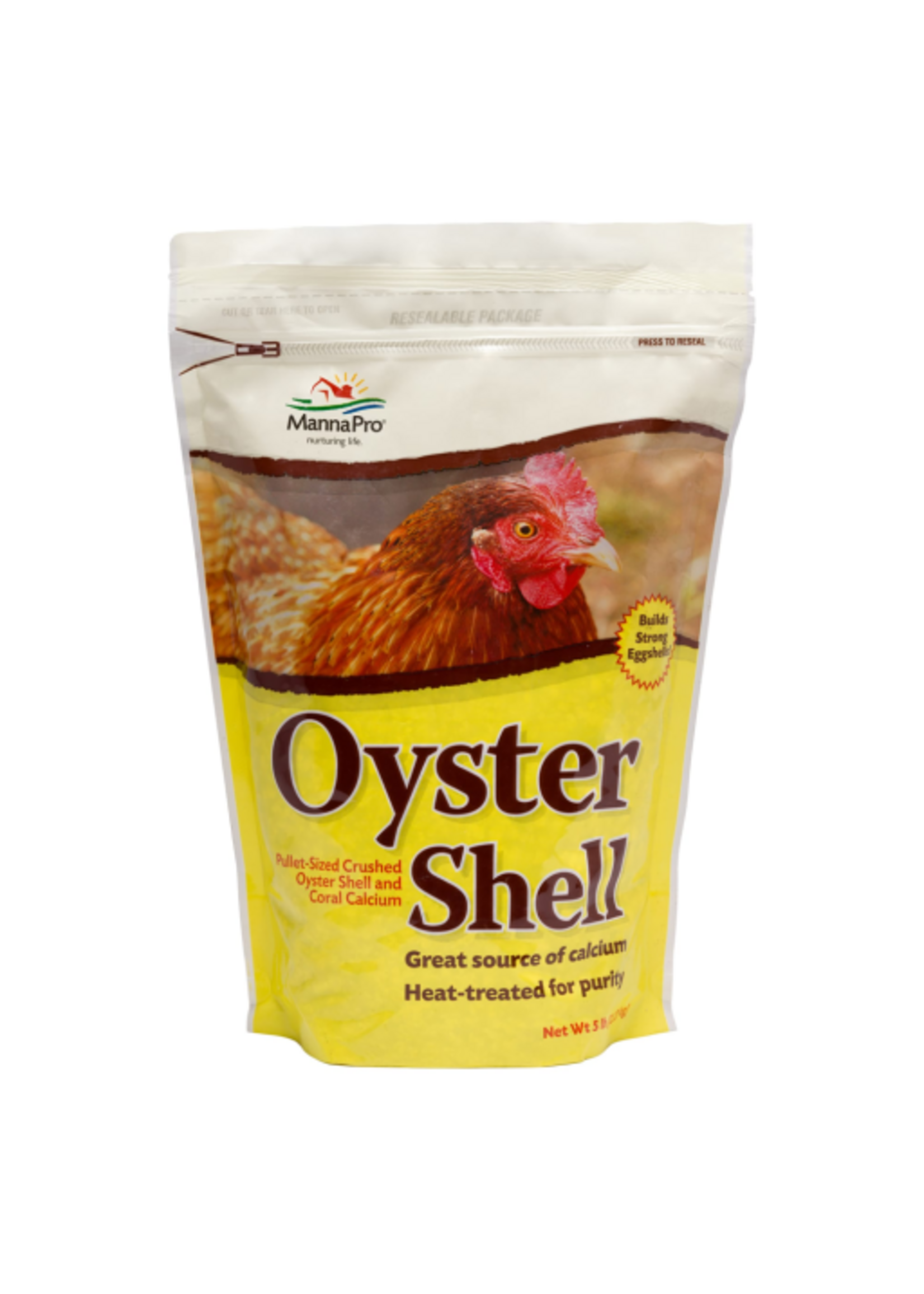 Manna Pro Manna Pro Crushed Oyster Shell | Egg Laying Chickens | 5 lb