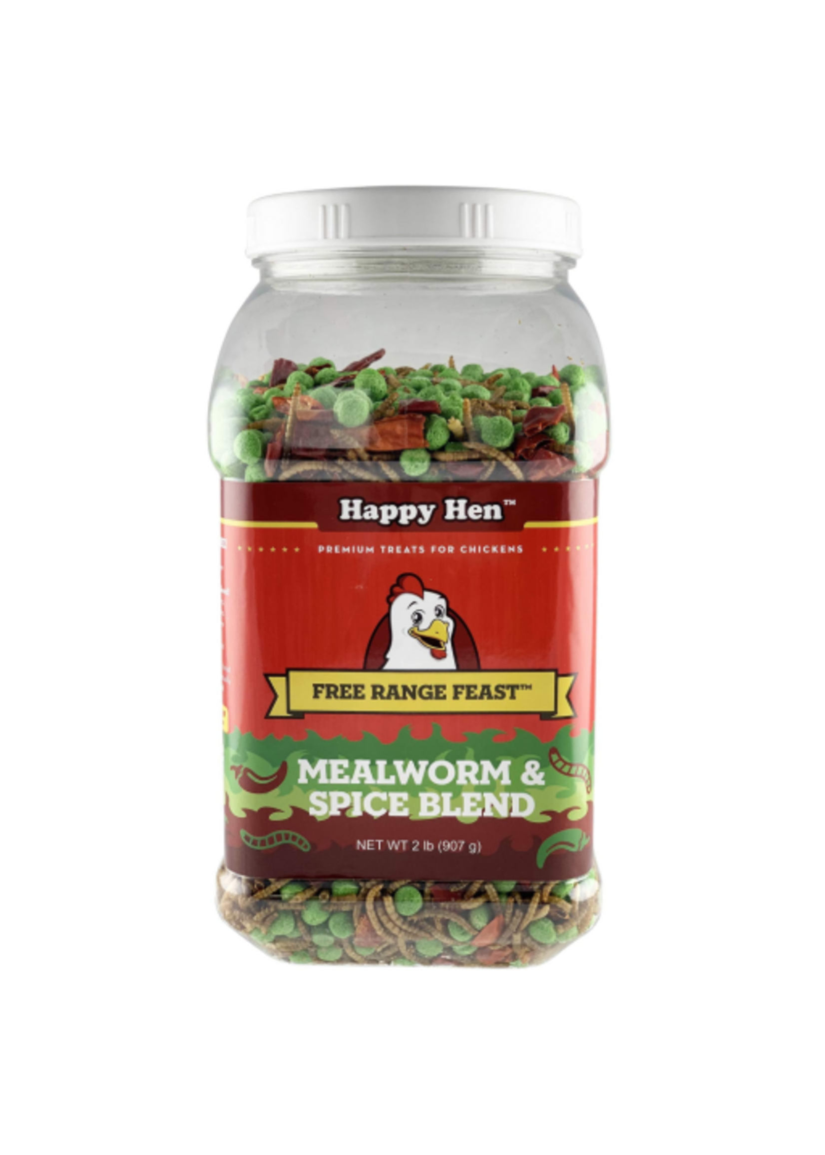 Happy Hen Treats HAPPY HEN FREE RANGE FEAST MEALWORM & SPICE 2LBS