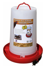 Farm Innovators Farm Innovators HPF-100 Heated Plastic Poultry Fountain 3 Gallons