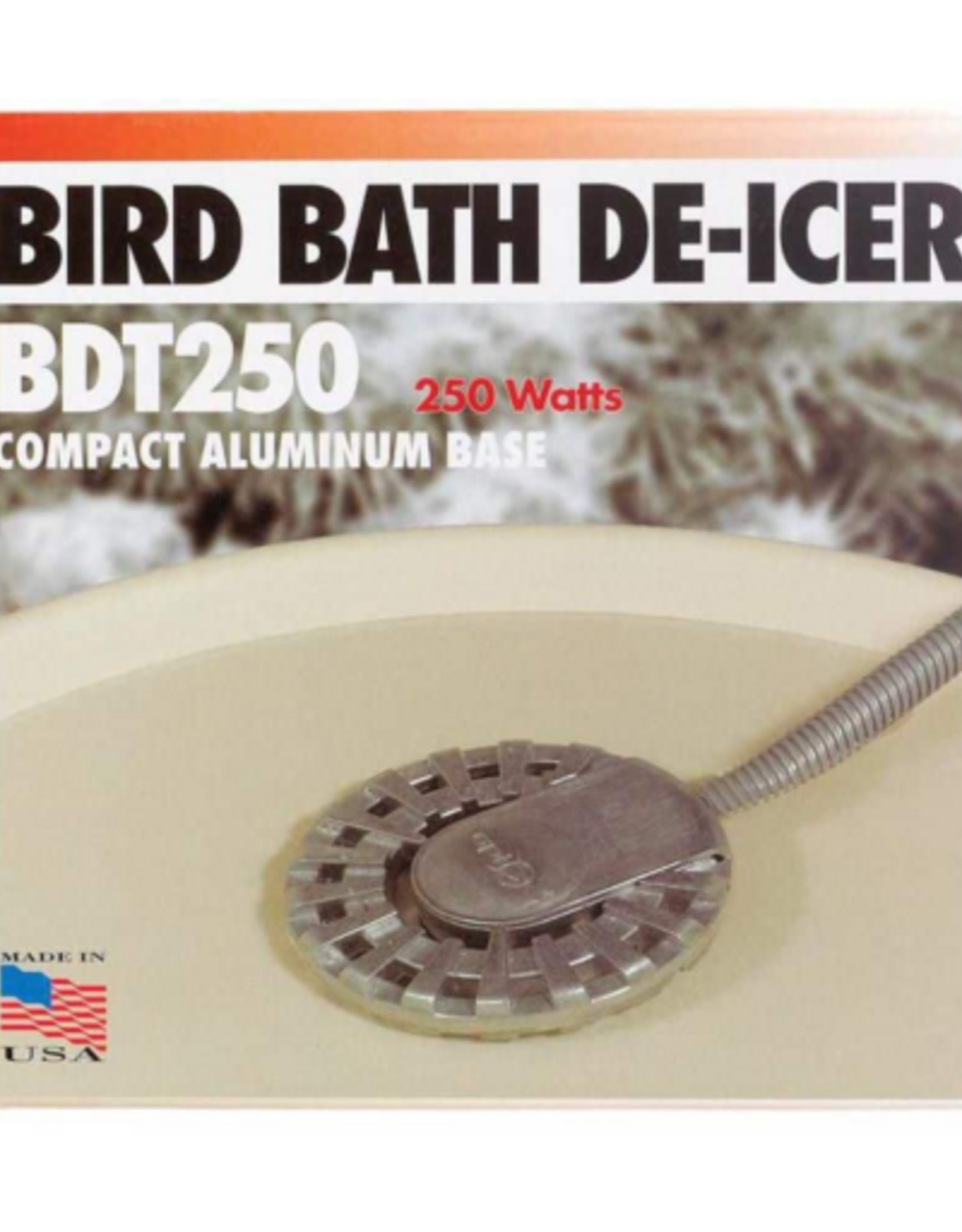 API Api Bird Bath De-Icer Bird Bath De-Icer with Aluminum Base 250 Watt