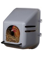 Miller LITTLE GIANT PLASTIC WALL MOUNT NESTING BOX GRAY