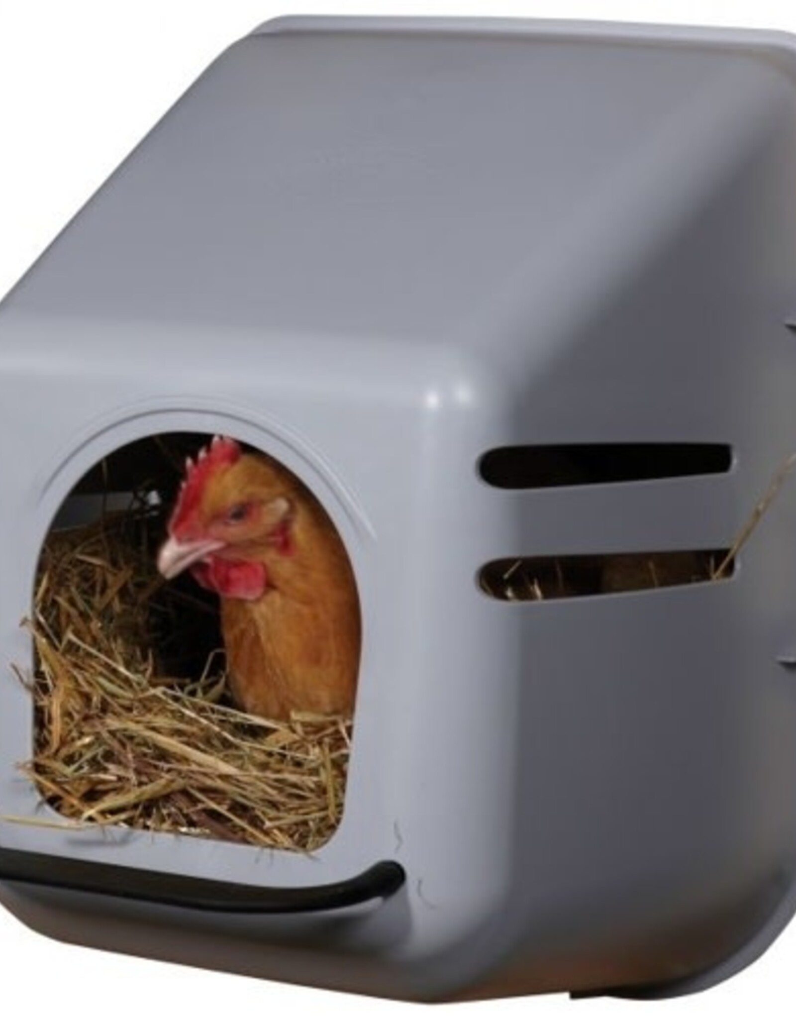 Miller LITTLE GIANT PLASTIC WALL MOUNT NESTING BOX GRAY