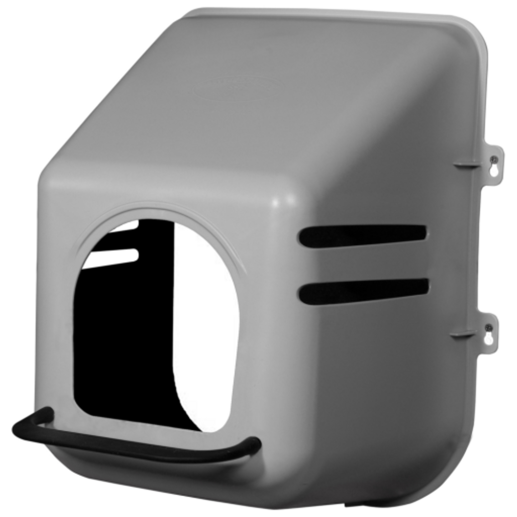 Miller LITTLE GIANT PLASTIC WALL MOUNT NESTING BOX GRAY