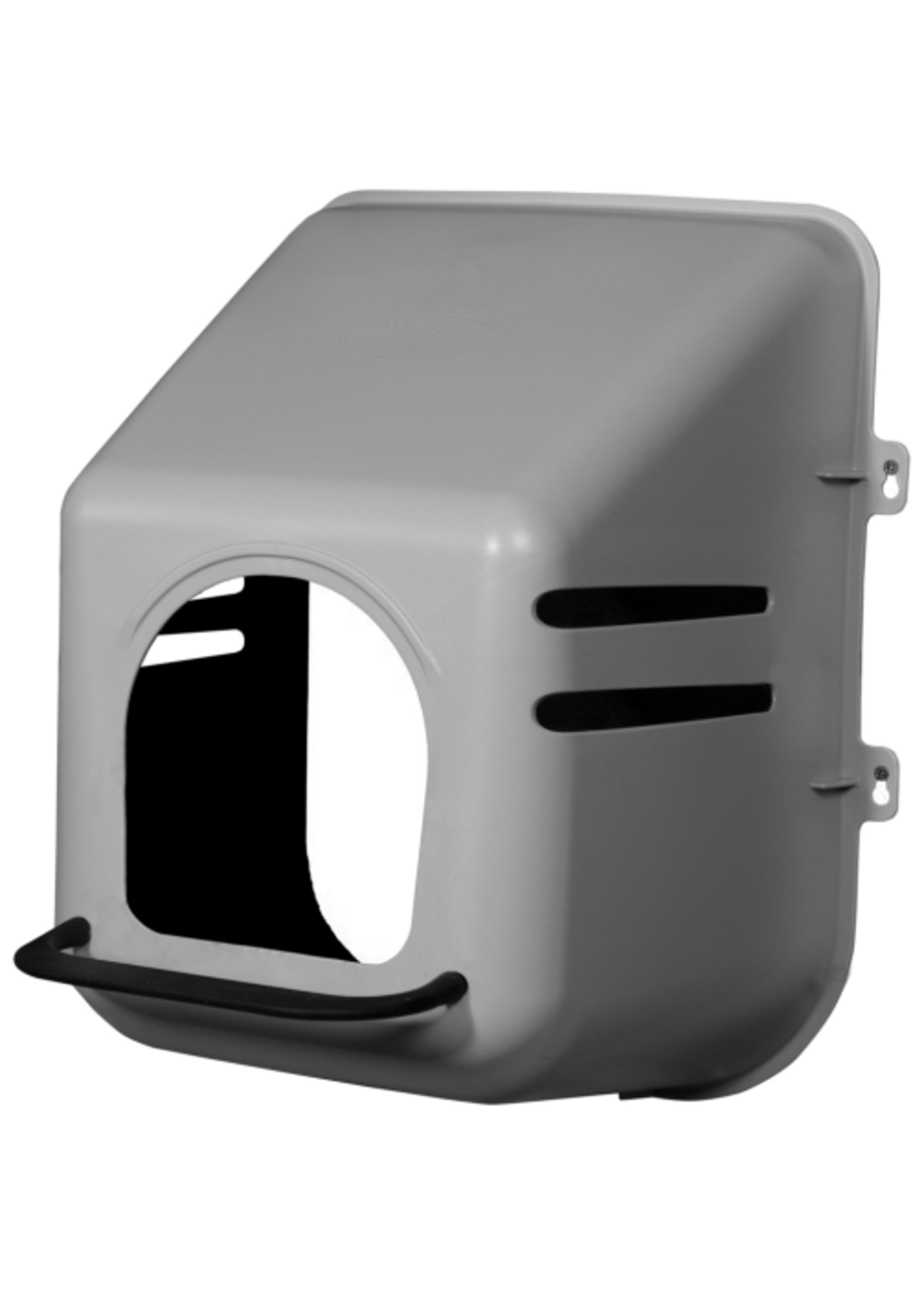 Miller LITTLE GIANT PLASTIC WALL MOUNT NESTING BOX GRAY
