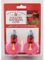 Harris Harris Poultry Drinker Waterer Cup 2 pack for Chickens