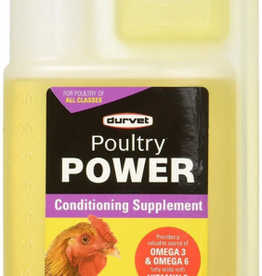 Durvet Durvet Poultry Power Conditioning Supplement Omega 3 6 - 16 oz.