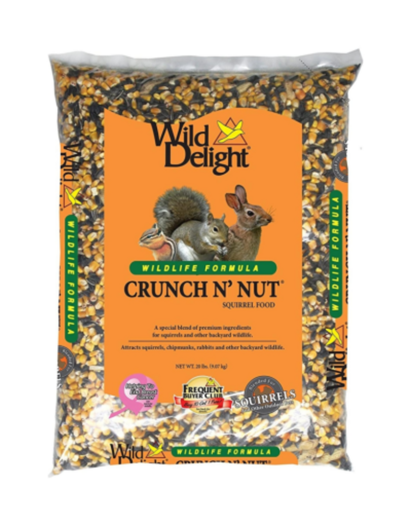 Wild Delight WILD DELIGHT CRUNCH N 'NUT SQUIRREL FOOD 20LBS