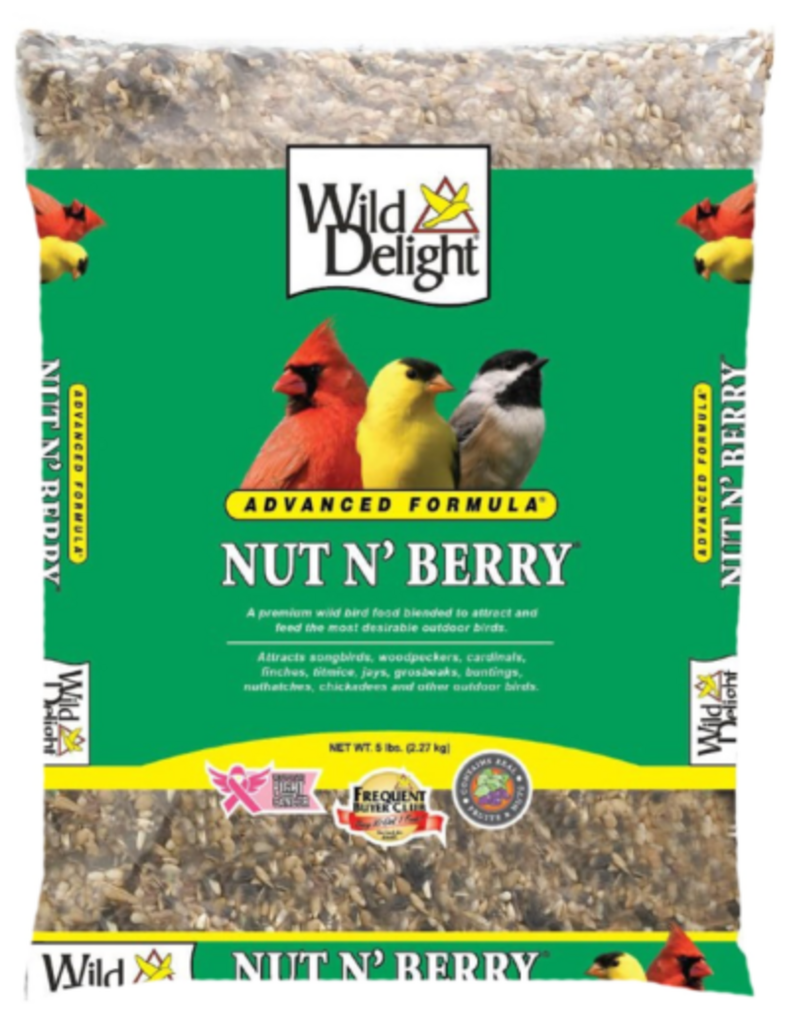 Wild Delight WILD DELIGHT NUT N BERRY BIRD FOOD 5LBS