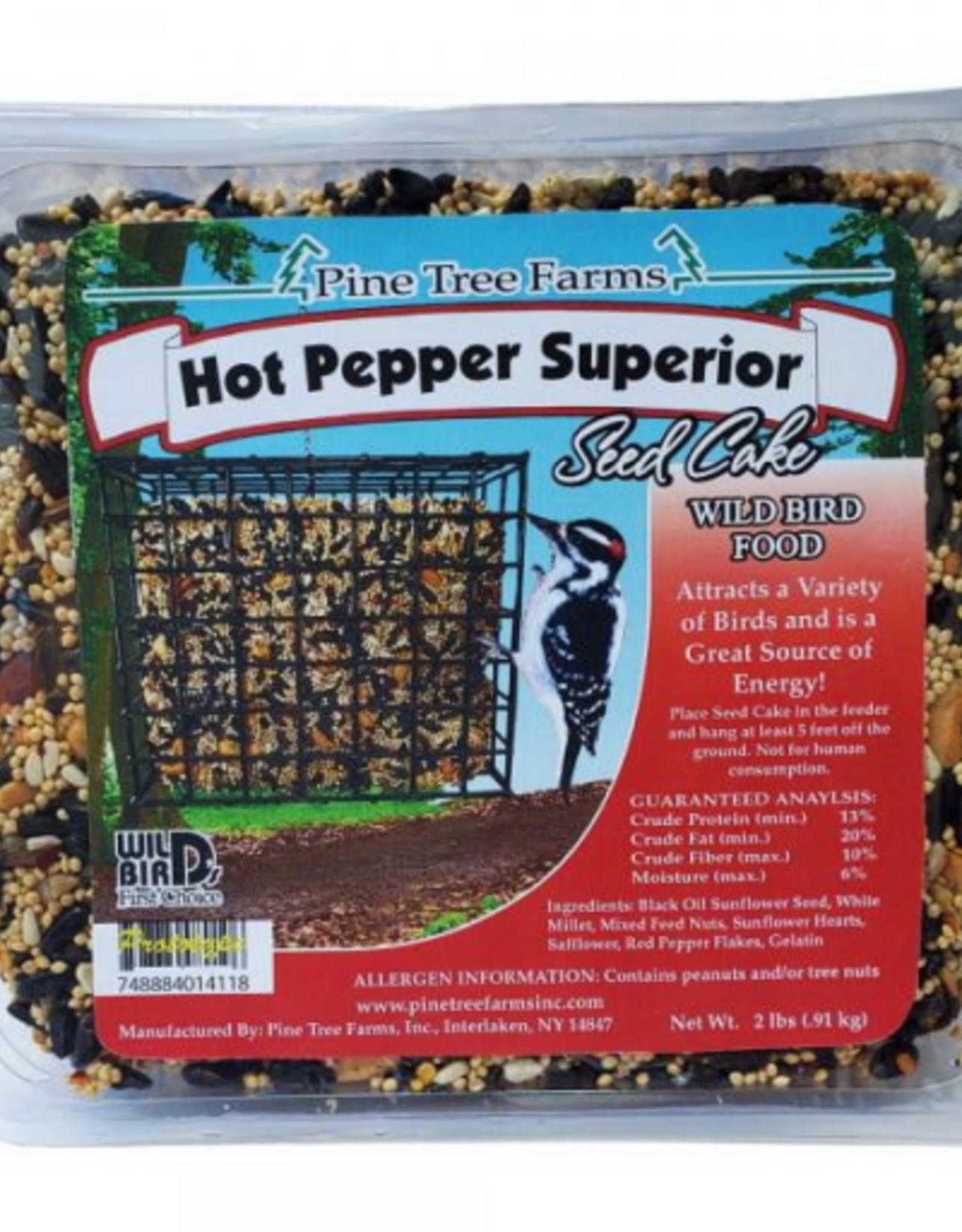 Pine Tree Farms Pine Tree Farms Hot Pepper Superior Seed Cake 2lbs
