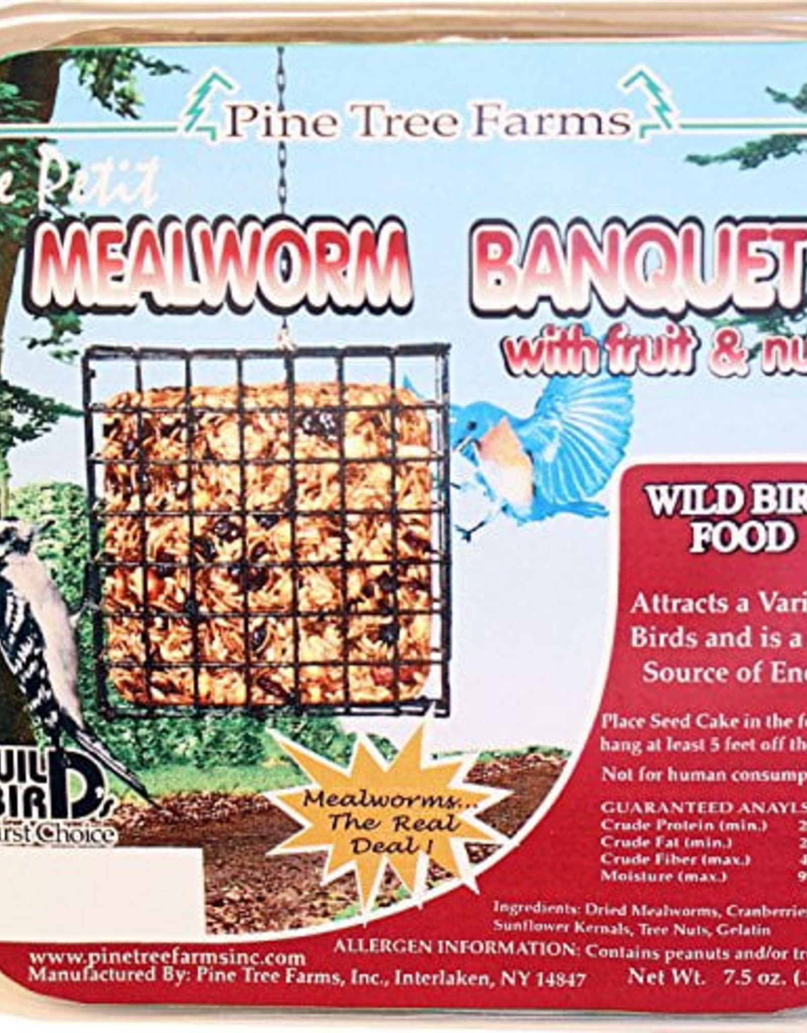 Pine Tree Farms Pine Tree Farms LA PETIT MEALWORM BANQUET CAKE 7.5 OZ