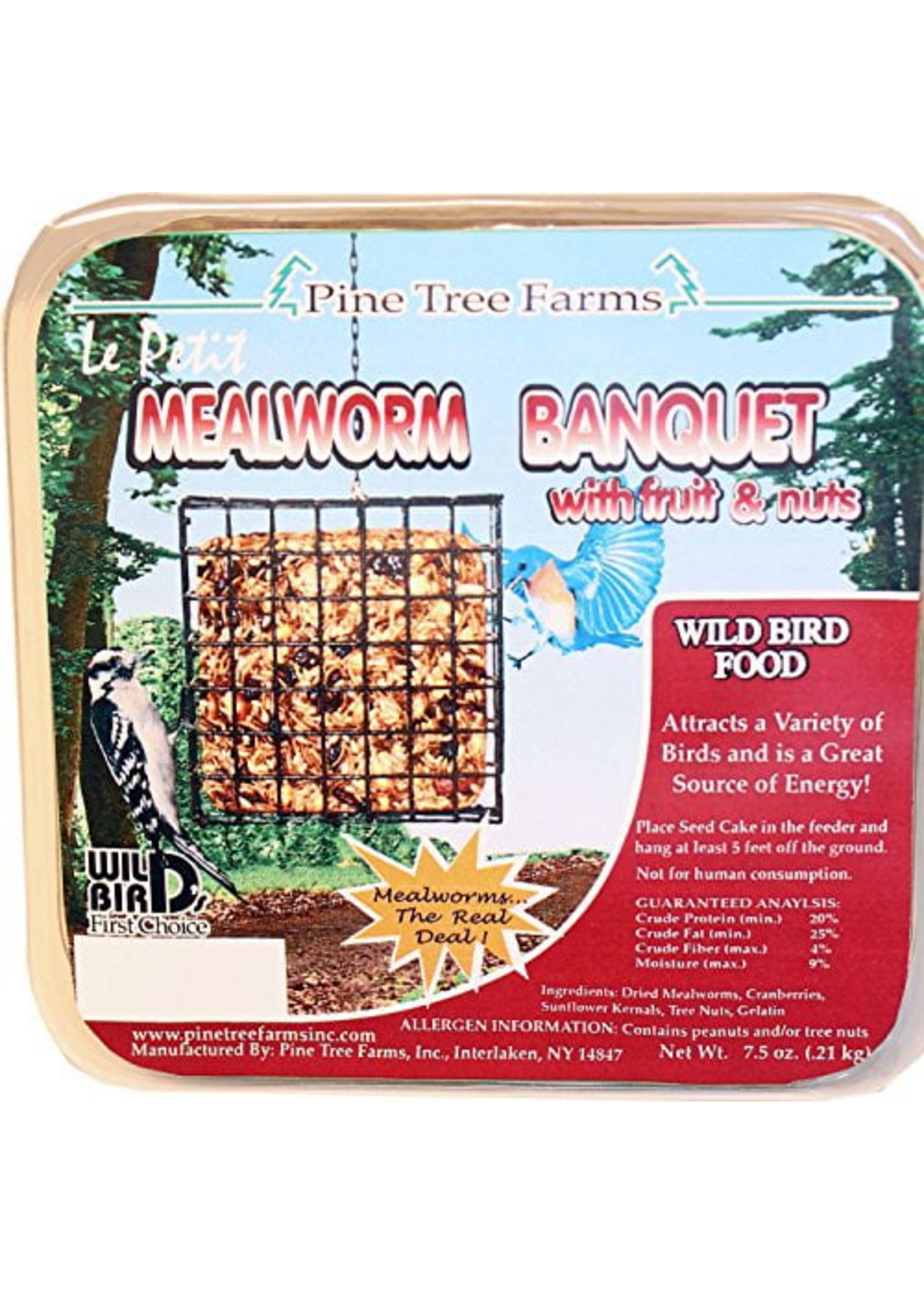 Pine Tree Farms Pine Tree Farms LA PETIT MEALWORM BANQUET CAKE 7.5 OZ