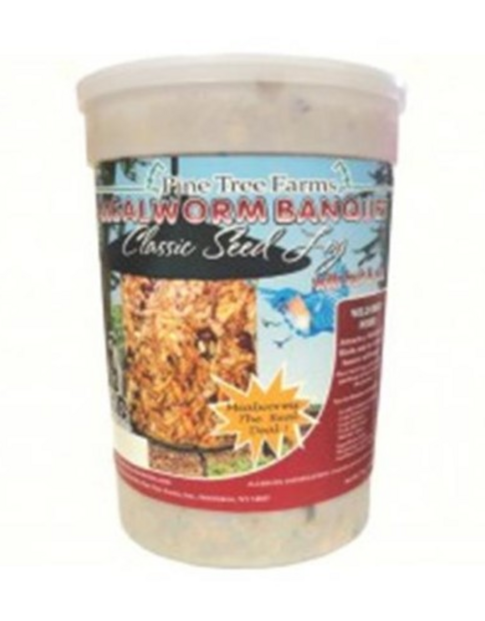 Pine Tree Farms Pine Tree Farms Mealworm Banquet Classic Seed Log - 72 Oz.
