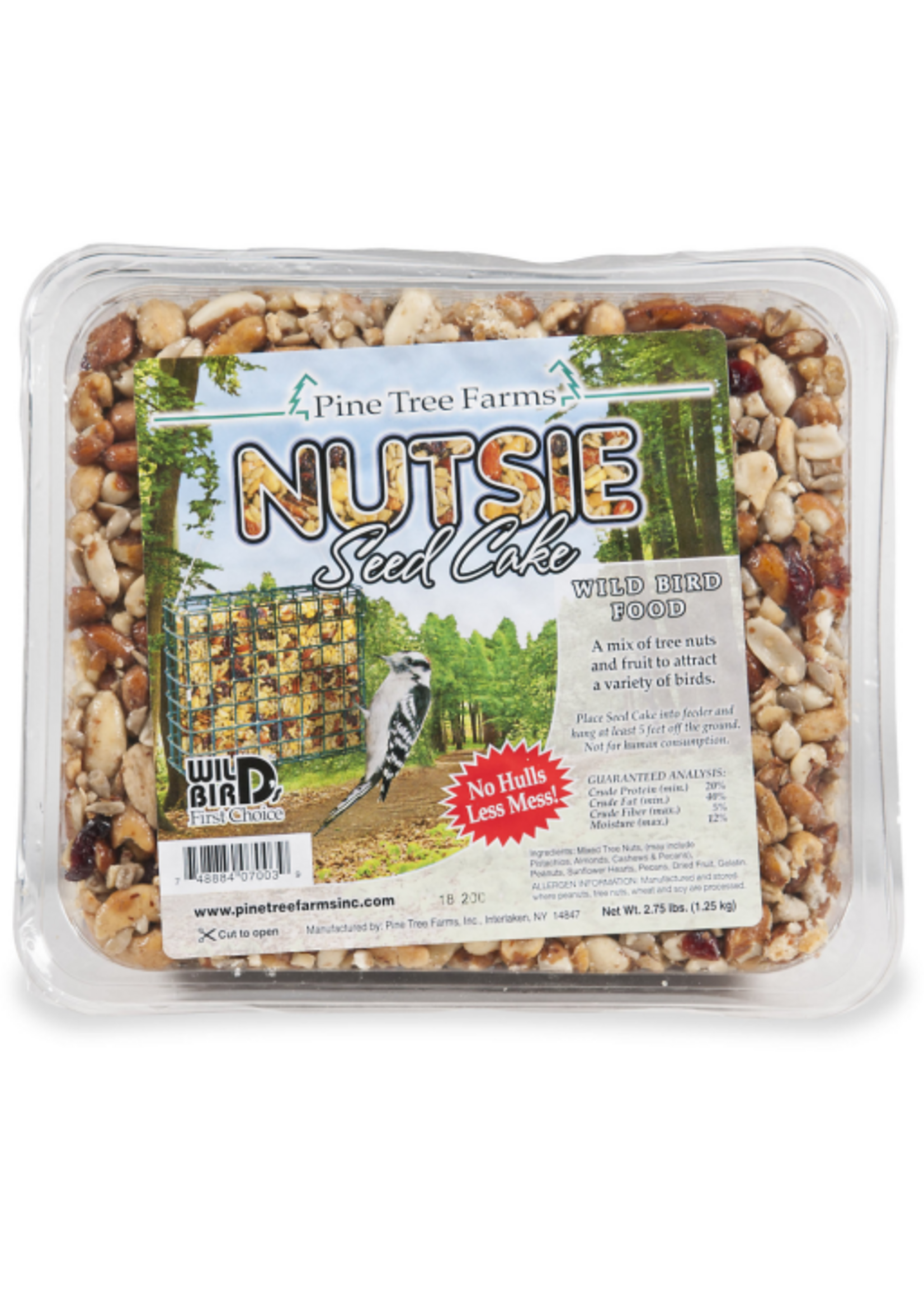 Pine Tree Farms Pine Tree Nutsie Seed Cake 2.75 lb.