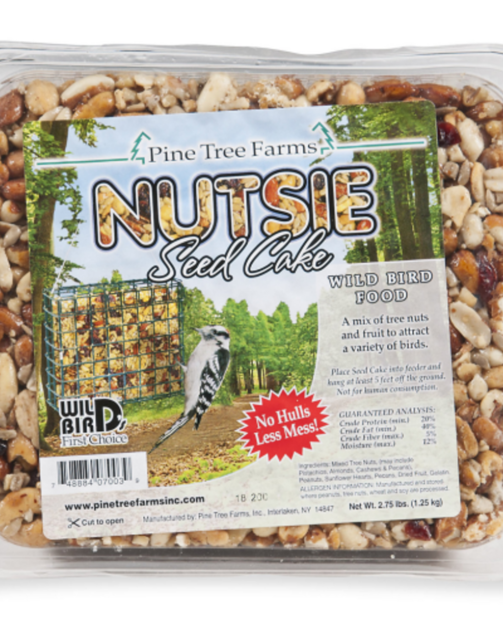 Pine Tree Farms Pine Tree Nutsie Seed Cake 2.75 lb.