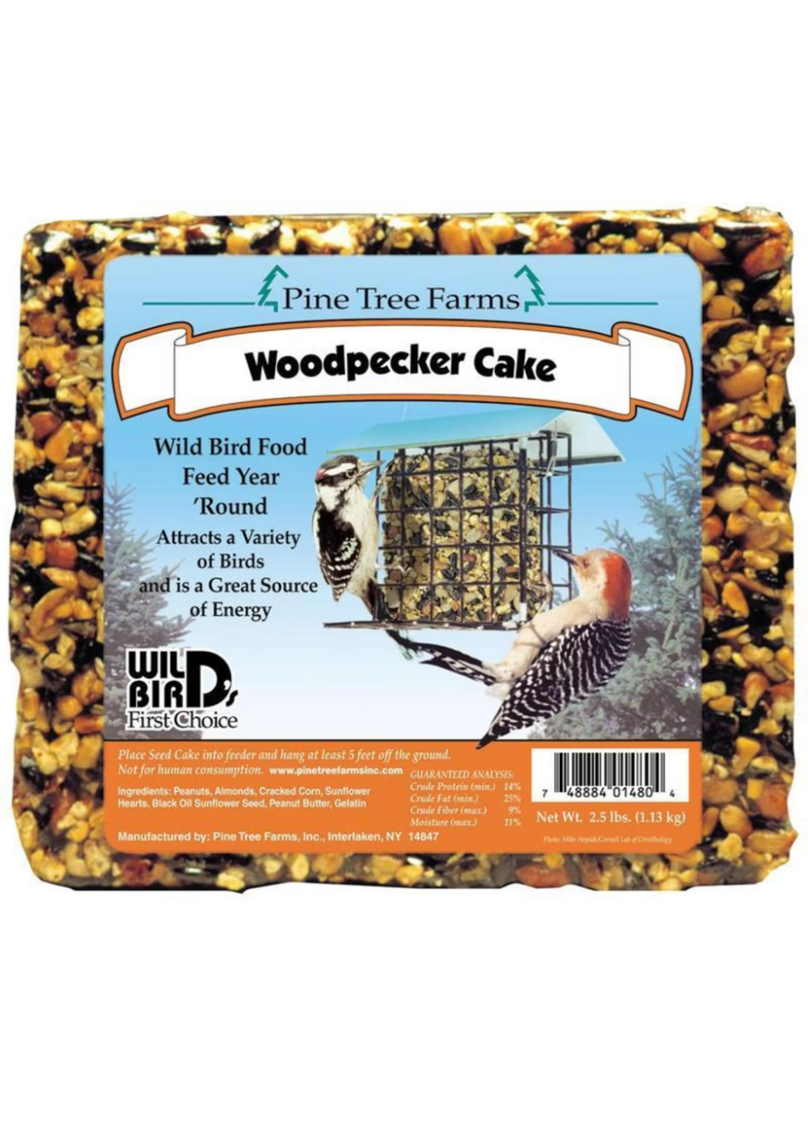 Pine Tree Farms Pine Tree Farms Woodpecker Seed Cake 2.5 lb