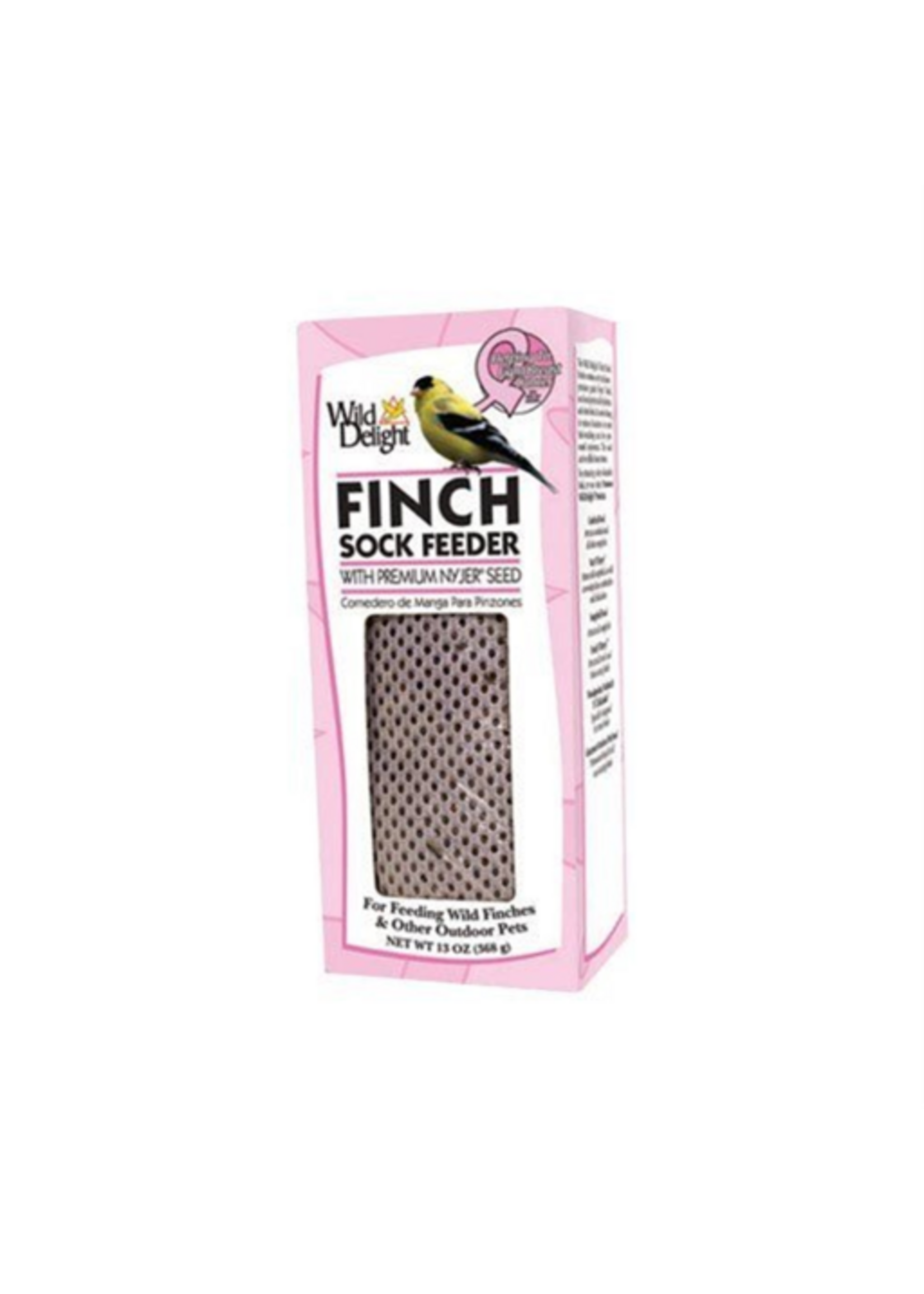 Wild Delight Wild Delight Finch Sock Pink - 13 oz.