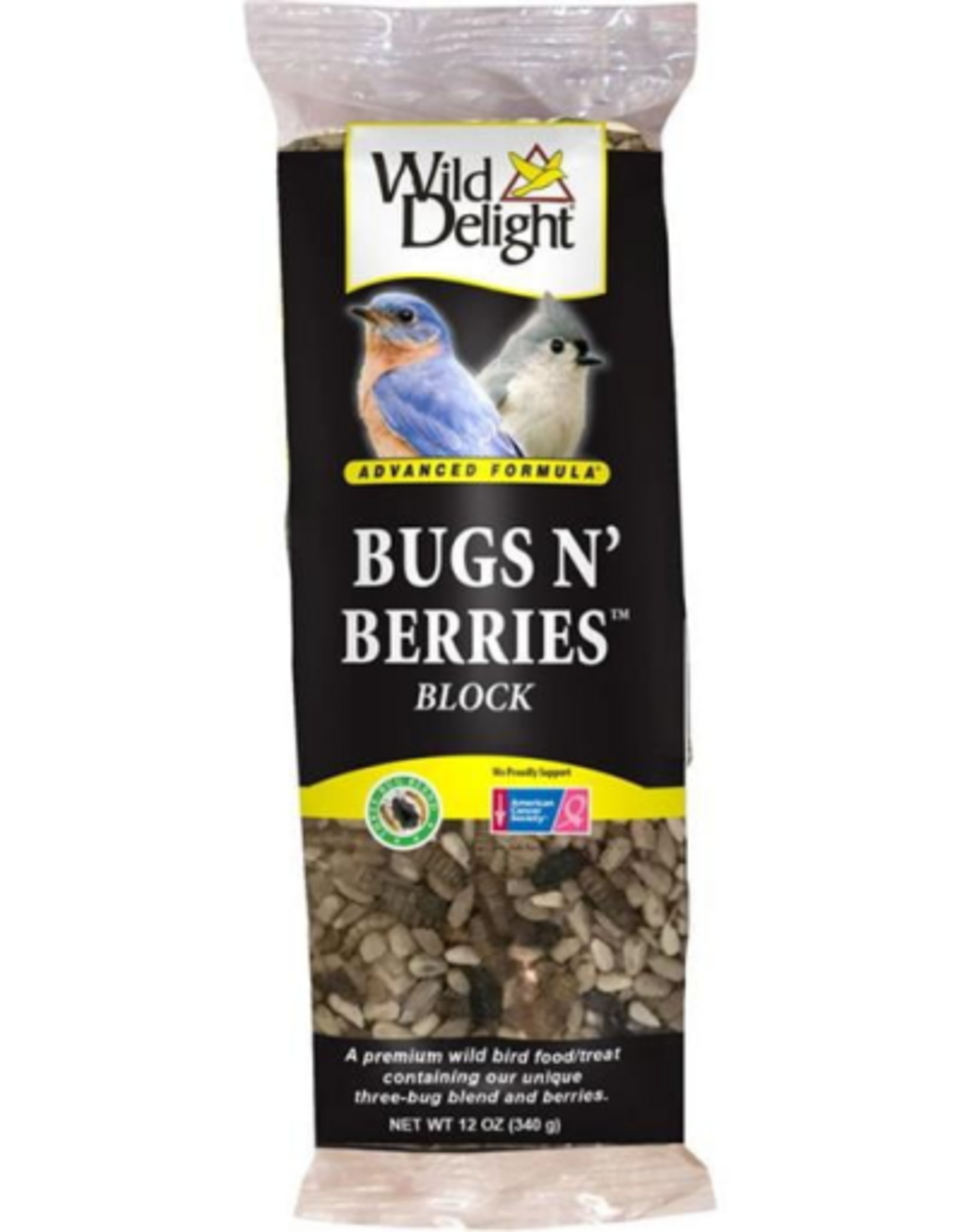 Wild Delight Wild Delight Bugs 'N Berries Bird Seed Block - 12 oz