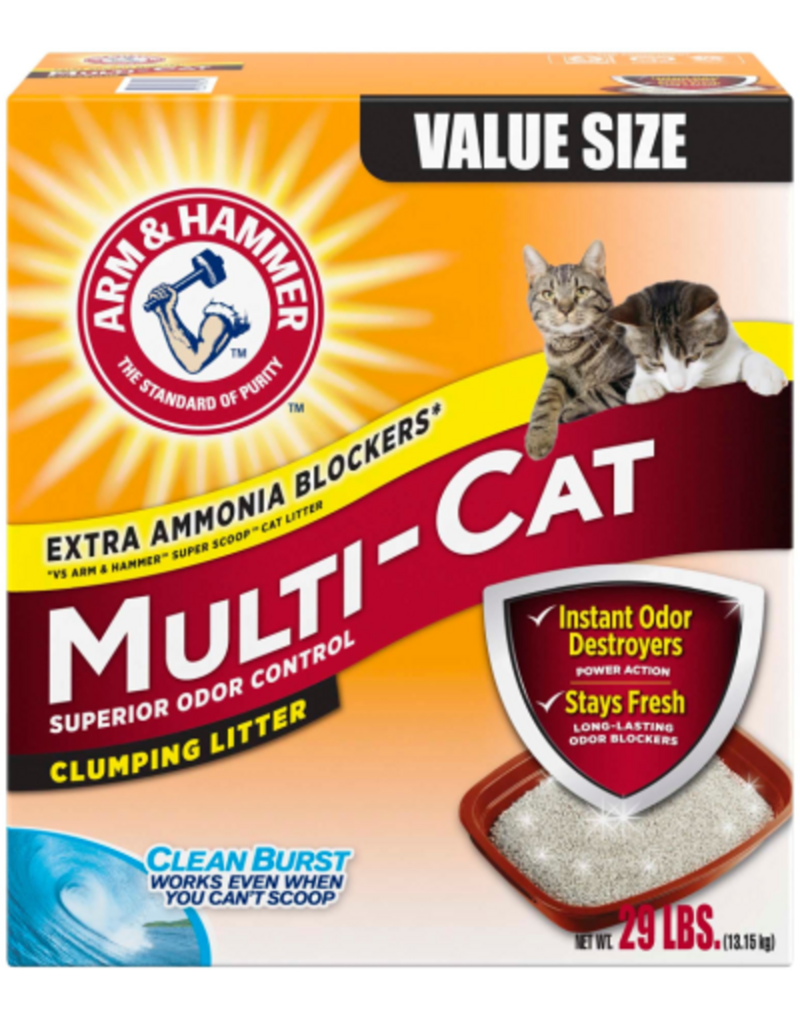 Arm & Hammer Arm & Hammer Multi-Cat Clumping Litter - 29 lbs
