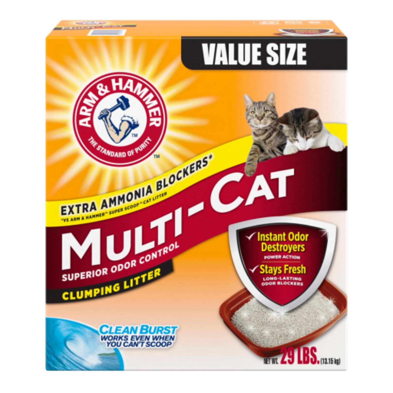Arm & Hammer Arm & Hammer Multi-Cat Clumping Litter - 29 lbs