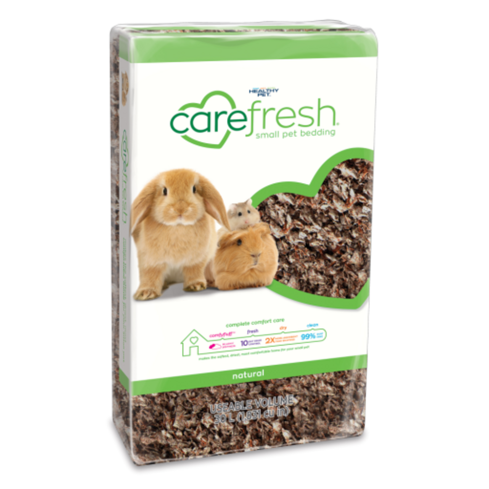 Carefresh Carefresh Natural Brown Small Pet Bedding - 30 Liter
